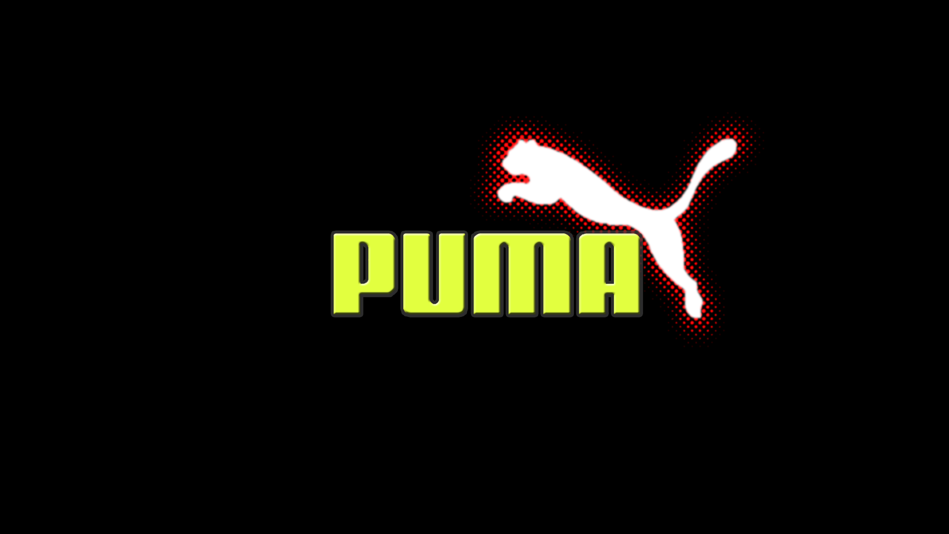 Puma Logo Wallpaper, Abstract Puma Logo 