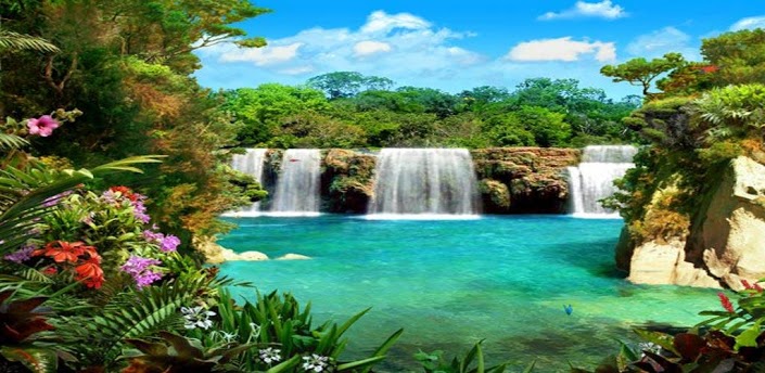 3D Waterfall Background  HD Wallpapers Pulse