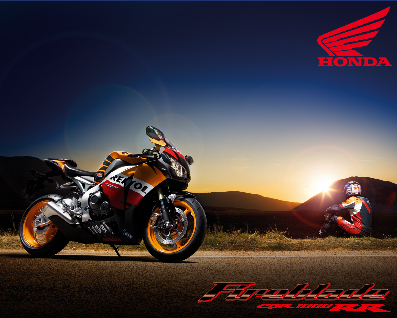 Honda Riding Wallpaper Honda Racing Hd Image