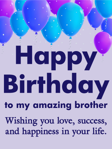 Happy Birthday Brother, Beautiful Happy Birthday Brother, #29935