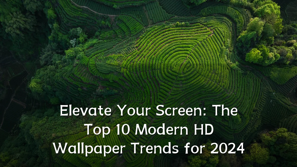 Elevate Your Screen: The Top 10 Modern HD Wallpaper Trends for 2024
