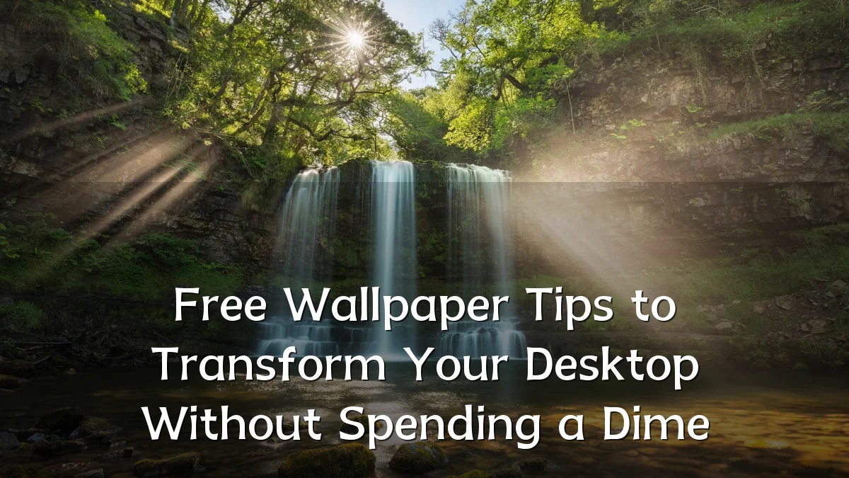 Free Wallpaper Tips to Transform Your Desktop Without Spending a Dime