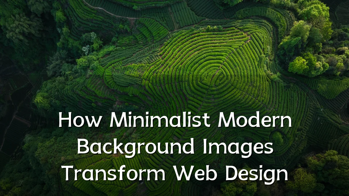 How Minimalist Modern Background Images Transform Web Design