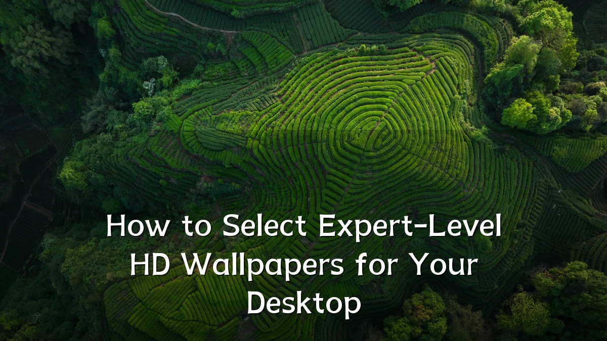 How to Select Expert-Level HD Wallpapers for Your Desktop