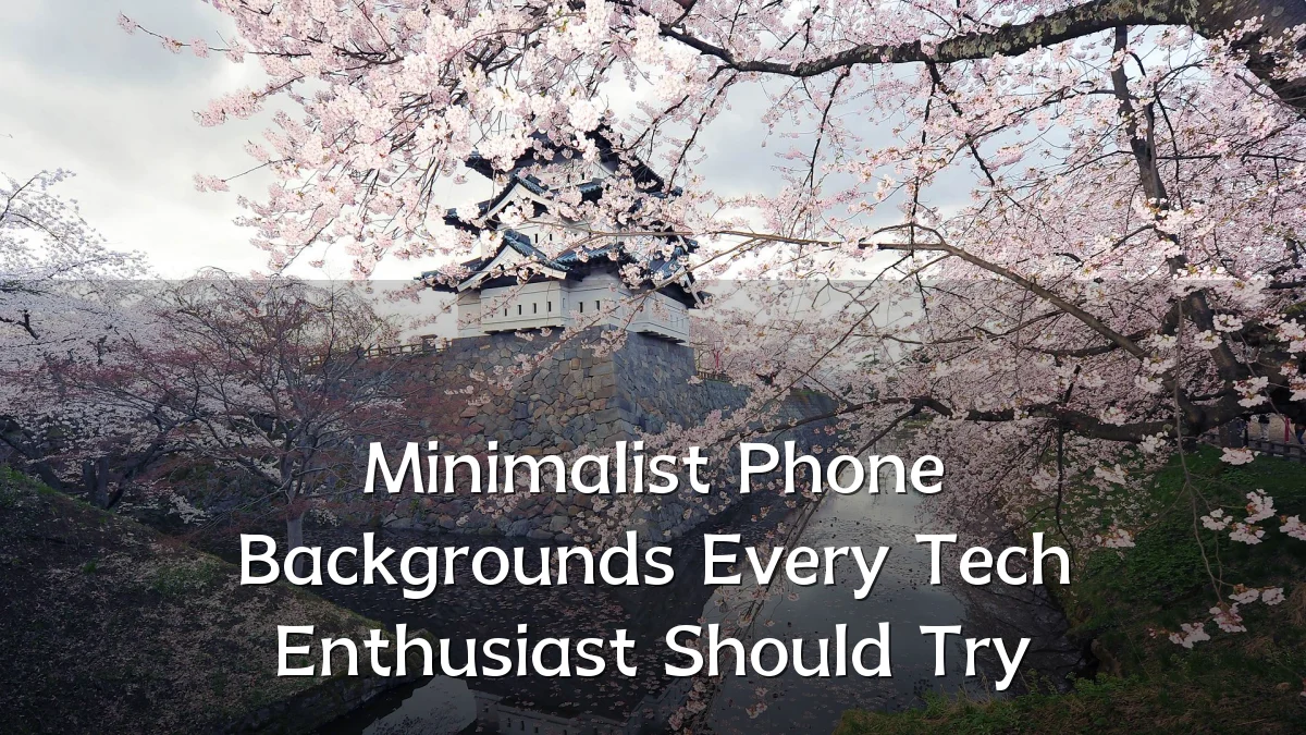 Minimalist Phone Backgrounds Every Tech Enthusiast Should Try