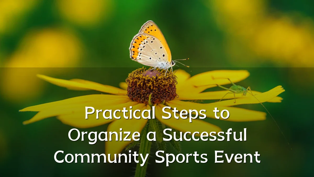 Practical Steps to Organize a Successful Community Sports Event