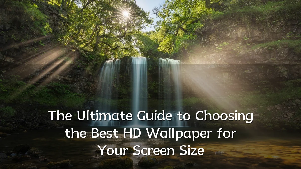 The Ultimate Guide to Choosing the Best HD Wallpaper for Your Screen Size