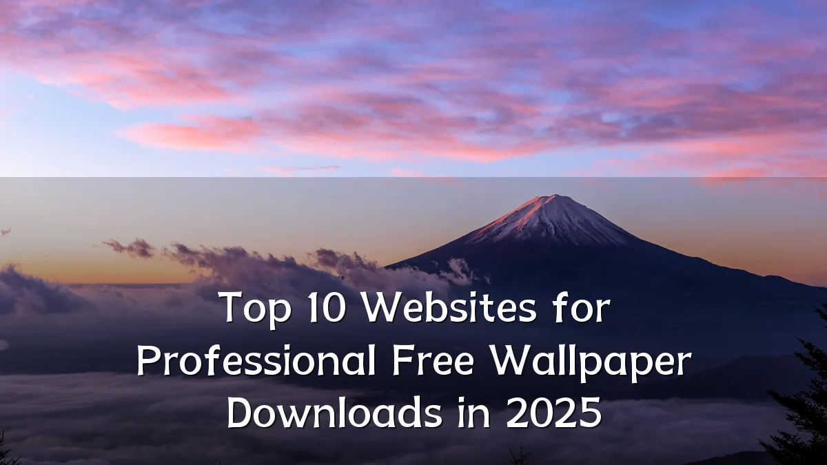 Top 10 Websites for Professional Free Wallpaper Downloads in 2025
