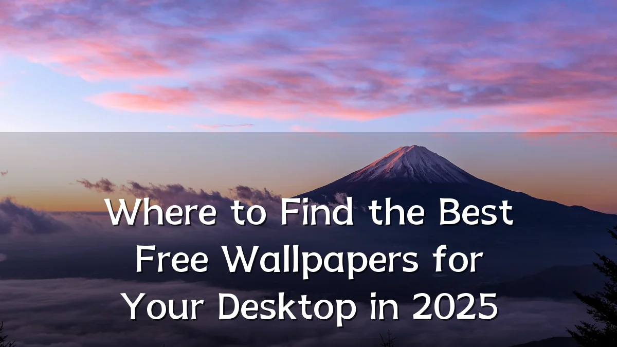 Where to Find the Best Free Wallpapers for Your Desktop in 2025