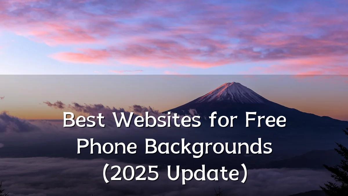 Best Websites for Free Phone Backgrounds (2025 Update)