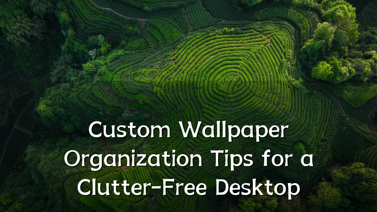 Custom Wallpaper Organization Tips for a Clutter-Free Desktop