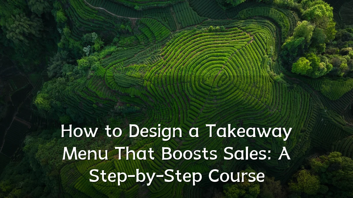 How to Design a Takeaway Menu That Boosts Sales: A Step-by-Step Course