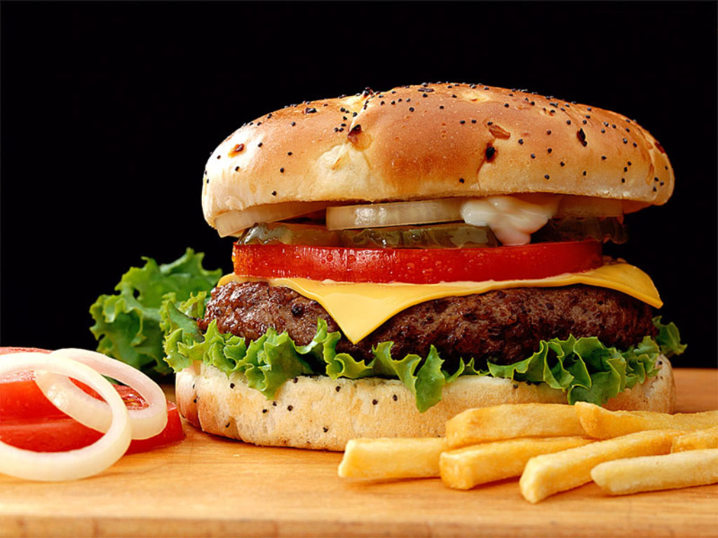 burger wallpaper