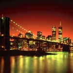 new york under lights wallpaper