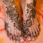 mehndi designs for feet