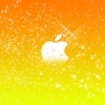 yellow apple logo picture