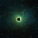 green shine apple background picture