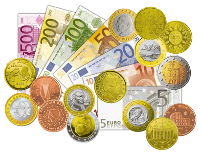 euro coins picture