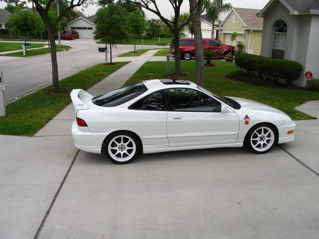 White Acura Integra Wallpaper