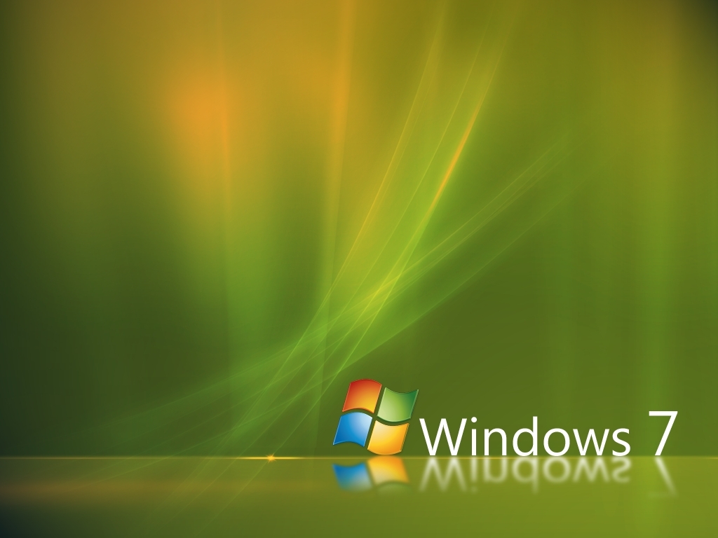 Windows seven green picture