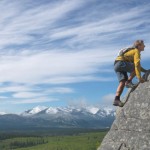 boy mountain adventure picture