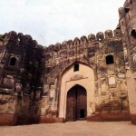 brown lahore fort picture