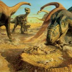 attacking image of dinosaurs picture