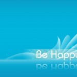 blue happy wallpaper