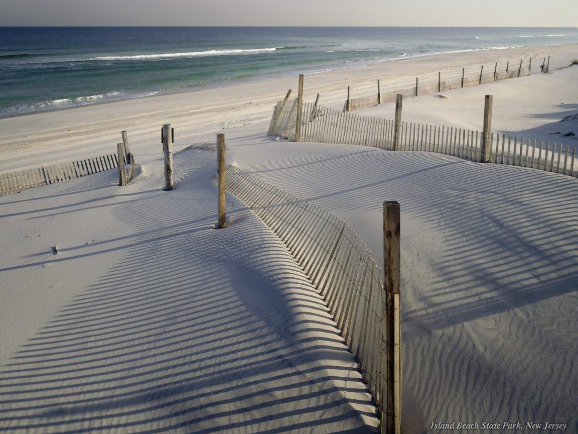 beach sand waves serene picture
