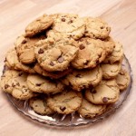 full plate of cookies