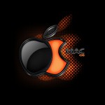 orange apple wallpaper for computer