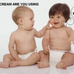 two funny baby picture