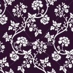 black floral wallpaper