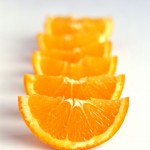 cutting orange picture