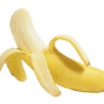 one open banana picture