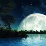 large moonlight picture