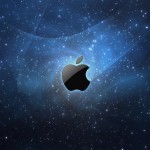 blue apple background picture