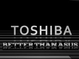 white and black toshiba wallpapre