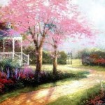 pink tree spring backgrounds picture