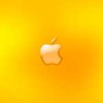 apple mac gold wallpaper