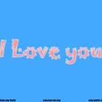 sky i love you wallpaper