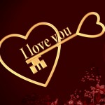 brown love you wallpaper