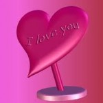 purple i love you wallpaper