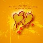 yellow free love wallpaper