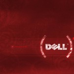 dell red wallpaper