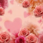 cute rose background