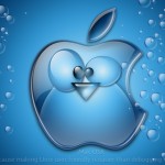 blue apple desktop wallpaper