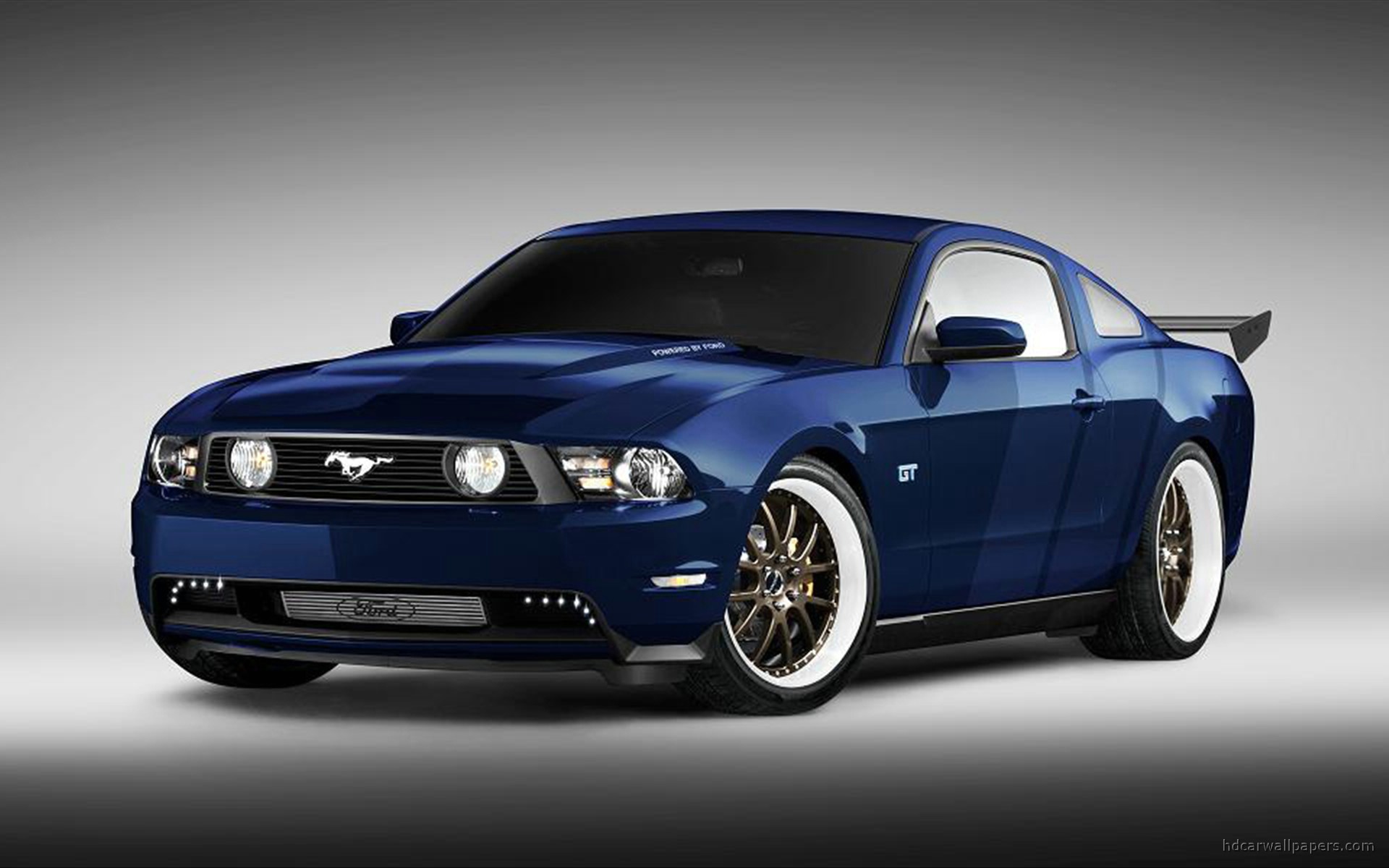 blue ford mustang pictures