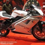 white cagiva bikes