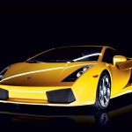 yellow lamborghini cars